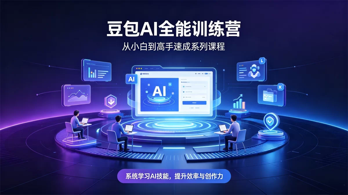 豆包 AI 全能训练营，从小白到高手速成系列课程