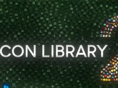 PS插件-Icon Library 2 图标插件（47000+矢量SVG图标）