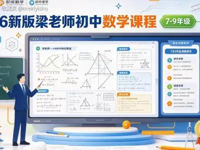2026年新版梁老师初中数学课程（7-9年级）
