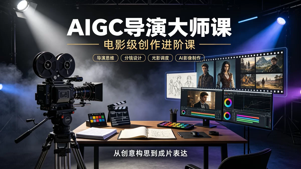 AIGC导演大师课+电影级创作进阶课