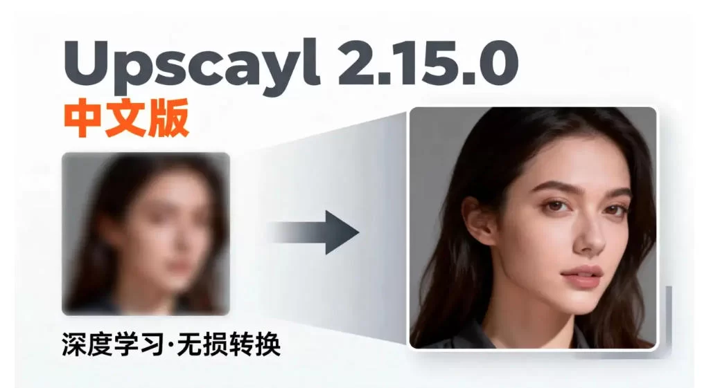 AI图像放大细节增强软件 Upscayl v2.15.0 汉化版 WINx64