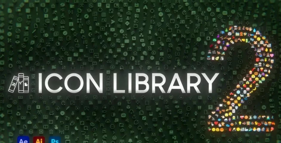 PS插件-Icon Library 2 图标插件（47000+矢量SVG图标）