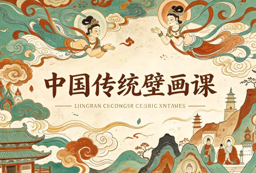 中国传统壁画课，读懂中国壁画艺术与技法